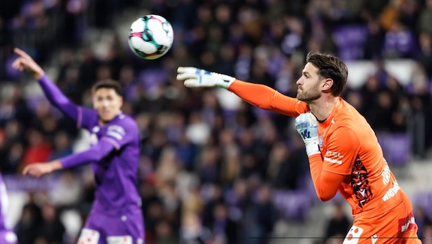Der Rieder Sahin-Radlinger hütet bei der Austria den Kasten.
