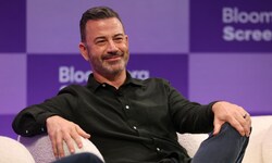Jimmy Kimmel hat sich bei der Ankündigung seines TV-Vertrages nicht nehmen lassen, eine Spitze ...