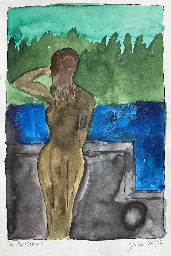 „Die Ausschau“ von Günter Brus