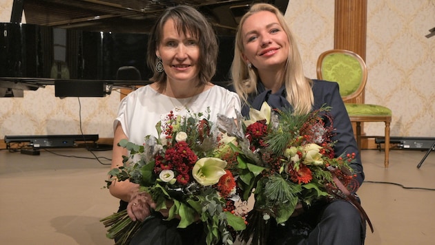 Sandra Gruberbauer und Lidia Baich nahmen Abschied.