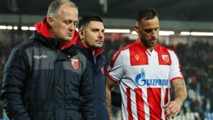 Marko Arnautović musste am 27. November in der Europa League gegen FCSB Bukarest verletzt ...