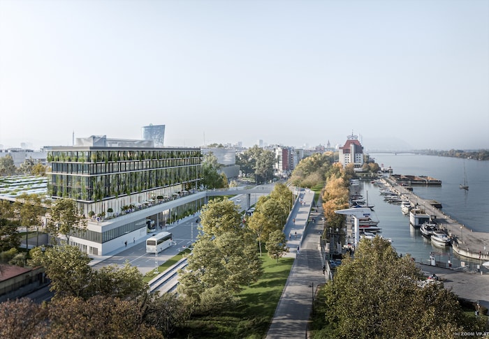 Der neue Bus-Terminal wird beim Stadion Center am Handelskai im zweiten Bezirk errichtet.