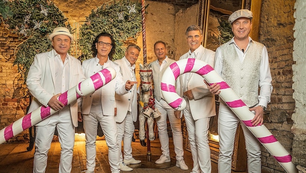 Da war die Welt noch in Ordnung: Didi Ganshofer (3. v.li.) wird beim Konzert am Mittwoch fehlen