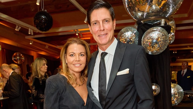 Marion POpp und Marcus Höfl im November bei der Veranstaltung 25 Jahre „Brot gegen Not“ im Grand ...