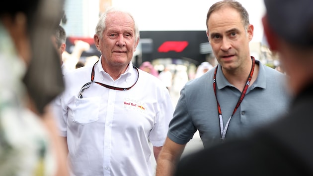 Helmut Marko (li.) und Oliver Mintzlaff