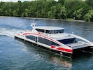 Twin City Liner verkehrt zwischen Wien und Bratislava. 