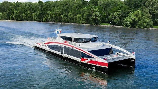 Twin City Liner verkehrt zwischen Wien und Bratislava.