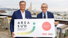 Die Präsidenten der Wirtschaftskammern Kärnten und Steiermark, Jürgen Mandl und Josef Herk, ...