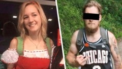 So lebenslustig: Jenni im Dirndl. Der Mordverdächtige zeigt, was er vom Rechtsstaat hält.