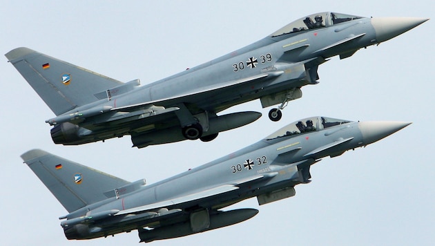 Deutsche Eurofighter jagen Putin-Drohnen über Rumänien (Symbolbild).