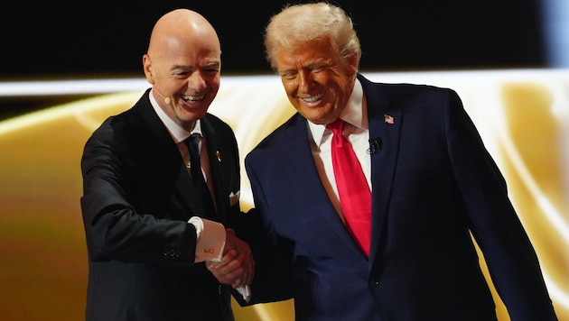 Gianni Infantino und Donald Trump