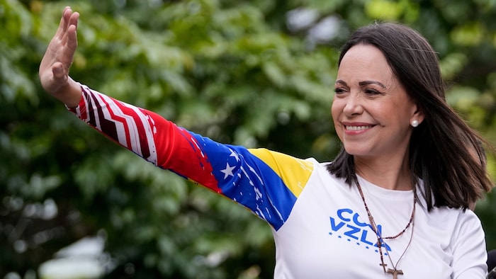 Maria Machado hatte ihren Friedensnobelpreis Donald Trump gewidmet. Sie war mit Edmundo ...