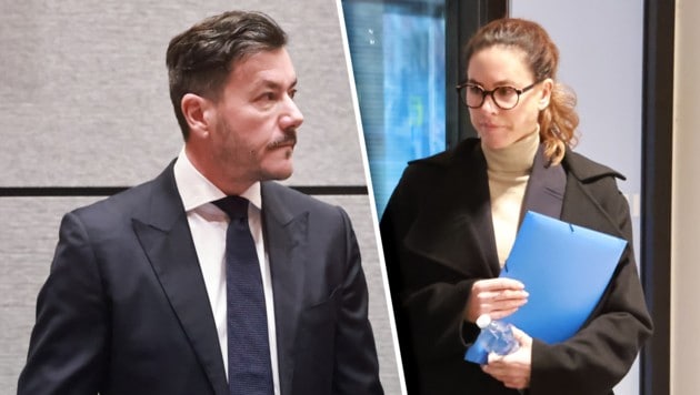 Wiedersehen vor Gericht: René und Nathalie Benko