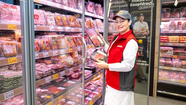 Floriza Gabor, Fleischhauerin bei PENNY