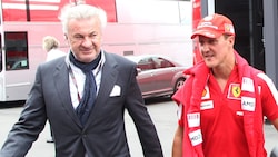 Willi Weber (links), der ehemalige Manager von Formel-1-Legende Michael Schumacher, ist in ...