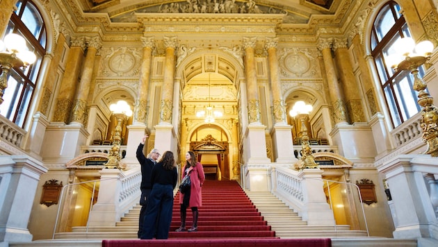 Die Kaiserstiege in frisch renovierter Pracht.