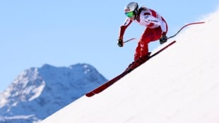 Mirjam Puchner war Österreichs Schnellste beim ersten Abtasten in St. Moritz. 