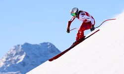 Mirjam Puchner war Österreichs Schnellste beim ersten Abtasten in St. Moritz. 
