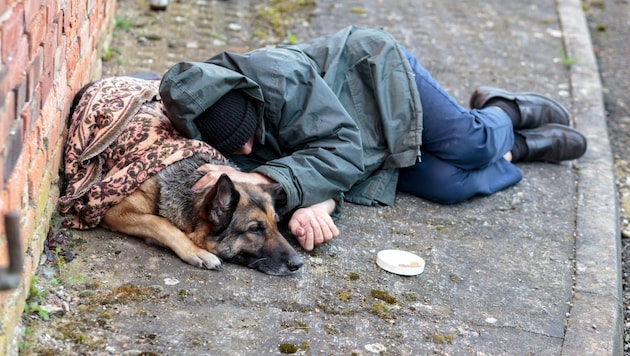 Bei kalten Temperaturen ist das Leben auf der Straße lebensgefährlich.