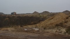 Pannonia-Kies-Deponie in Neudorf bei Parndorf.