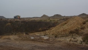 Pannonia-Kies-Deponie in Neudorf bei Parndorf.