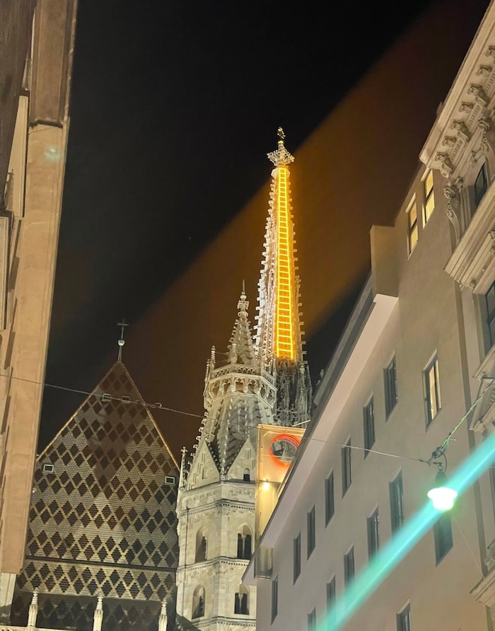 Die Himmelsleiter 2021 auf dem Stephansdom