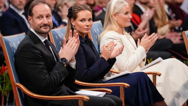 Kronprinz Haakon, Prinzessin Ingrid Alexandra und Kronprinzessin Mette-Marit