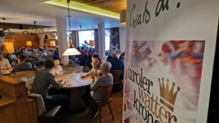 Das Traditionsgasthaus in St. Johann bot einen tollen Rahmen.