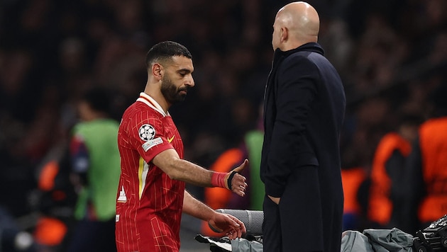 Arne Slot und Mohamed Salah: ziemlich beste Feinde?