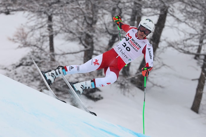 In Val d‘Isere fühlt sich Lukas Feurstein bislang noch nicht so wohl. Sowohl 2022 als auch 2024 ...