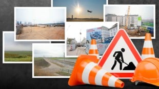 Krone KREATIV/Eva Manhart, Zwefo, Gerhard Bartel, Mario Urbantschitsch Die Liste der angekündigten, aber verspäteten Großprojekte der Stadt ist lang.