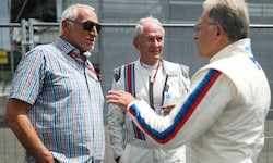 Legenden unter sich: Mateschitz, Marko und Dieter Quester (v.l.n.r.)