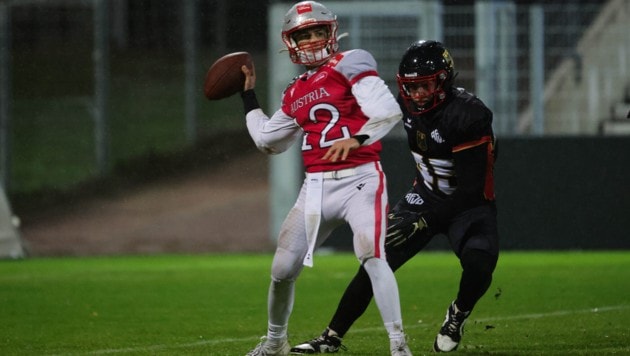 Will von einem rot-weiß-roten Nationalteam zum nächsten: Quarterback Alexander Reischl.