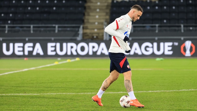 Marko Arnautovic könnte am Donnerstag für Roter Stern gegen Sturm auflaufen.