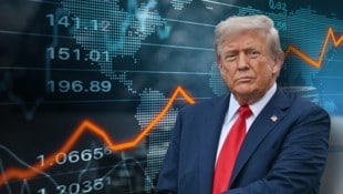 Krone KREATIV/AFP/ANDREW CABALLERO-REYNOLDS, stock.adobe.com/ m.mphoto US-Präsident Donald Trumps Aussagen haben Auswirkungen auf die Aktienkurse.