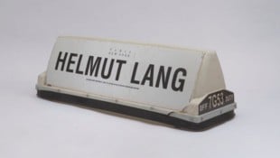 New Yorker Taxiwerbung für Helmut Lang,1998-2004.