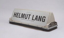 New Yorker Taxiwerbung für Helmut Lang,1998-2004.