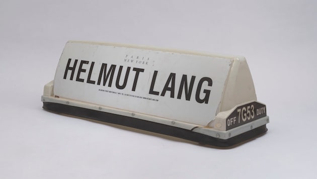 New Yorker Taxiwerbung für Helmut Lang,1998-2004.