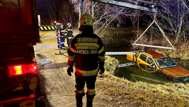 Die Mitglieder der Feuerwehr Katsch an der Mur waren rasch vor Ort.
