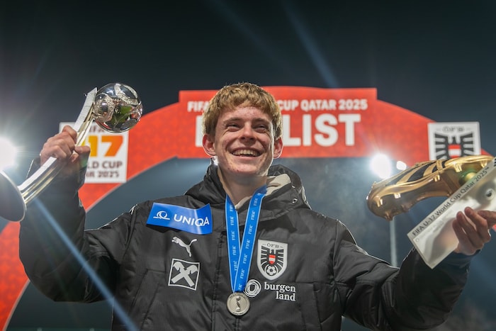 Torschützenkönig und zweitbester Spieler der U17-WM: Johannes Moser.