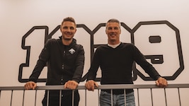 Sportdirektor Philipp Netzer (l.) und Damen-Rückkehrer Bernhard Summer.
