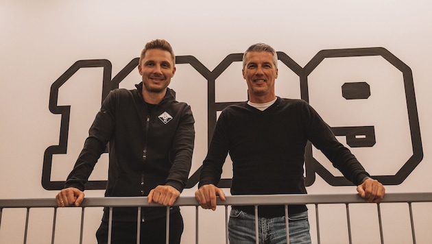 Sportdirektor Philipp Netzer (l.) und Damen-Rückkehrer Bernhard Summer.