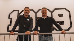 Sportdirektor Philipp Netzer (l.) und Damen-Rückkehrer Bernhard Summer.