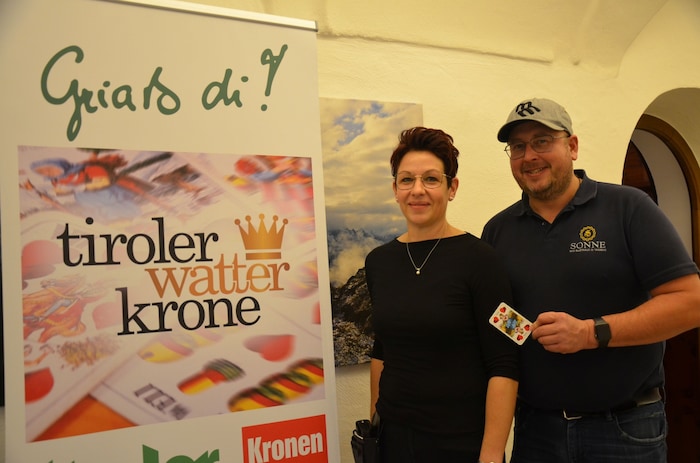 Tolle Gastgeber: Wirt Andreas Krajic mit Herzdame Helga