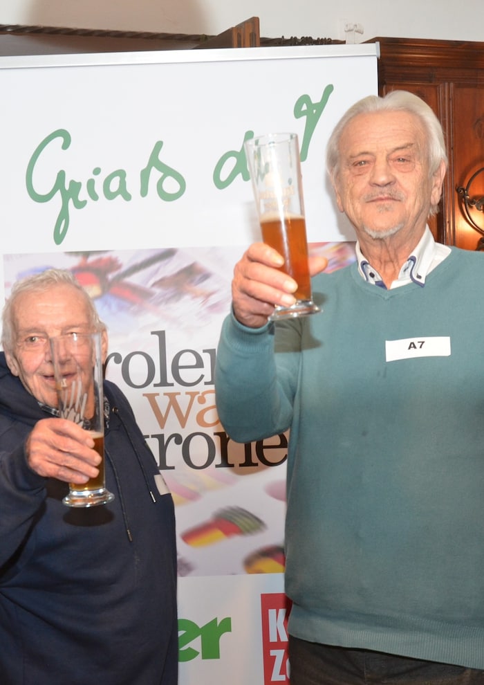 Albin Köll (li.) und Alfred Fringer wollen sich die Krone aufsetzen.
