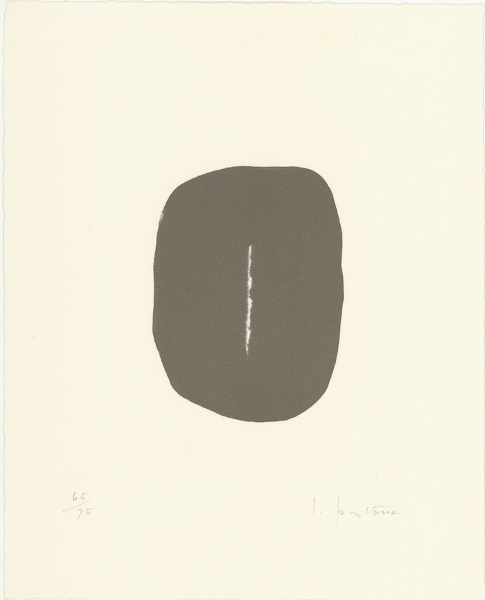 Lucio Fontana L’epée dans l’eau, 1962 14,7 × 11,2 cm, Radierung