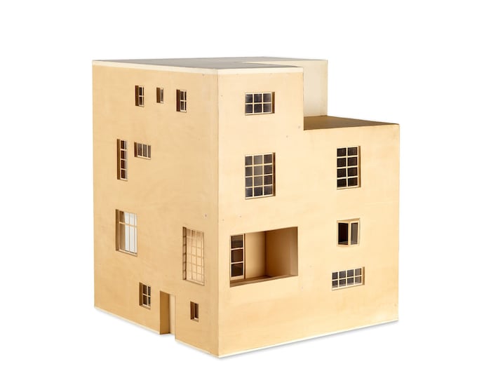 Adolf Loos (Atelier) Modell für das Haus Rufer, 1922 58 × 49 × 50 cm, Karton, Papier, ...