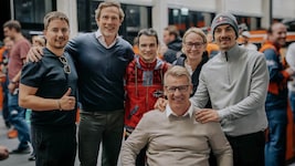 Jorge Lorenzo, CEO Gottfried Neumeister, Dani Pedrosa, Sportchef Pit Beirer, CFO Petra Preining, ...