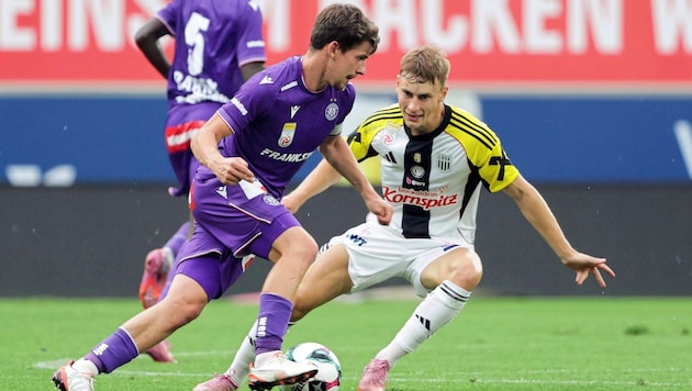 Ex-Austrianer Dominik Fitz (li.) spielt seit August für Minnesota.