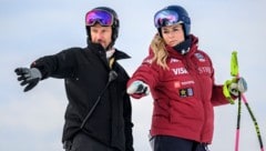 Lindsey Vonn hat mit Aksel Lund Svindal (l.) einen fünffachen Weltmeister und zweifachen ...